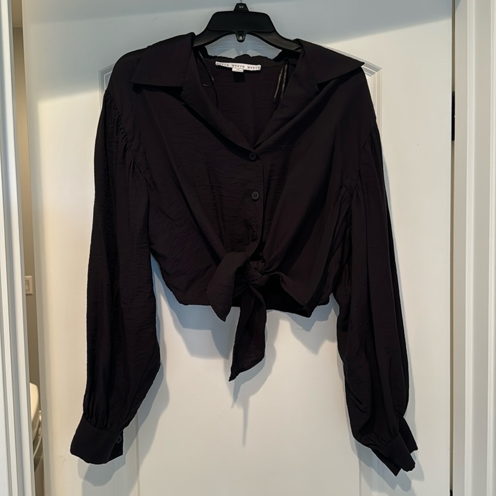 Darling black crop top